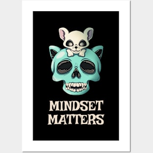 Mindset Matters Cat & Mouse Motivation Posters and Art